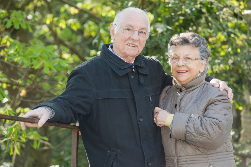 Elderly couple